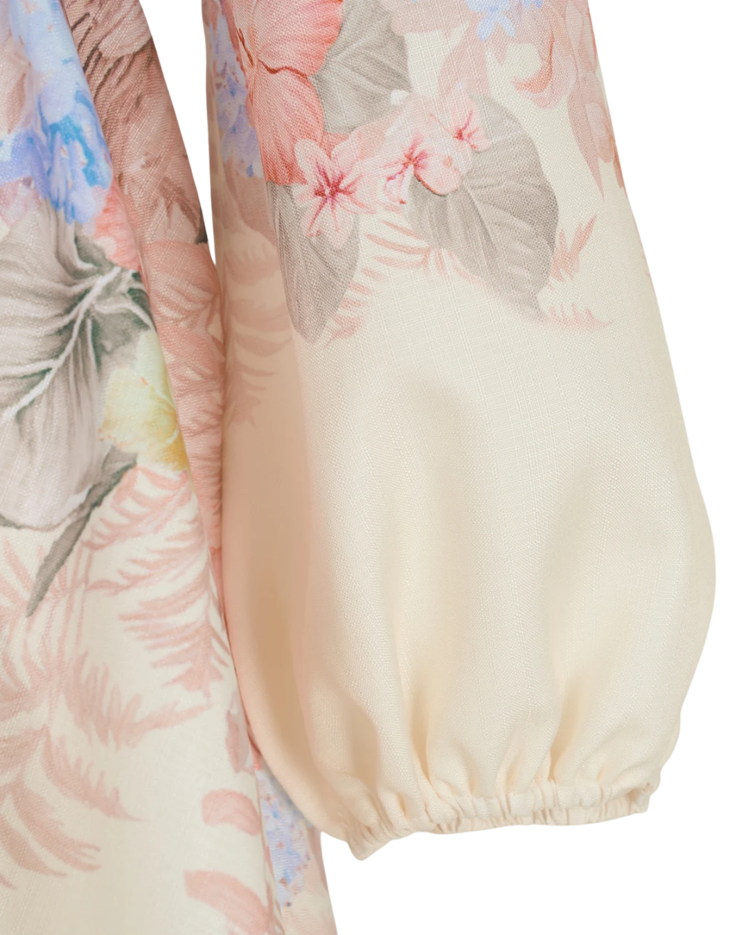 Amélia Pink Floral Jeweled Button Mini Dress