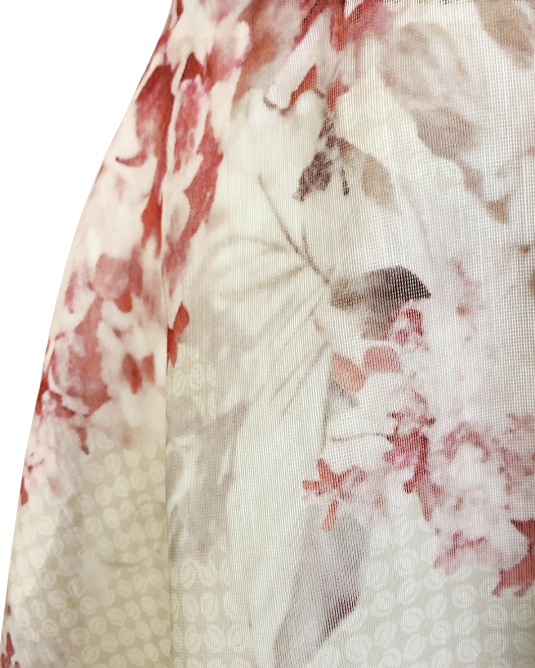 Eliora White Blossom Soft Floral Maxi Skirt Co-ord