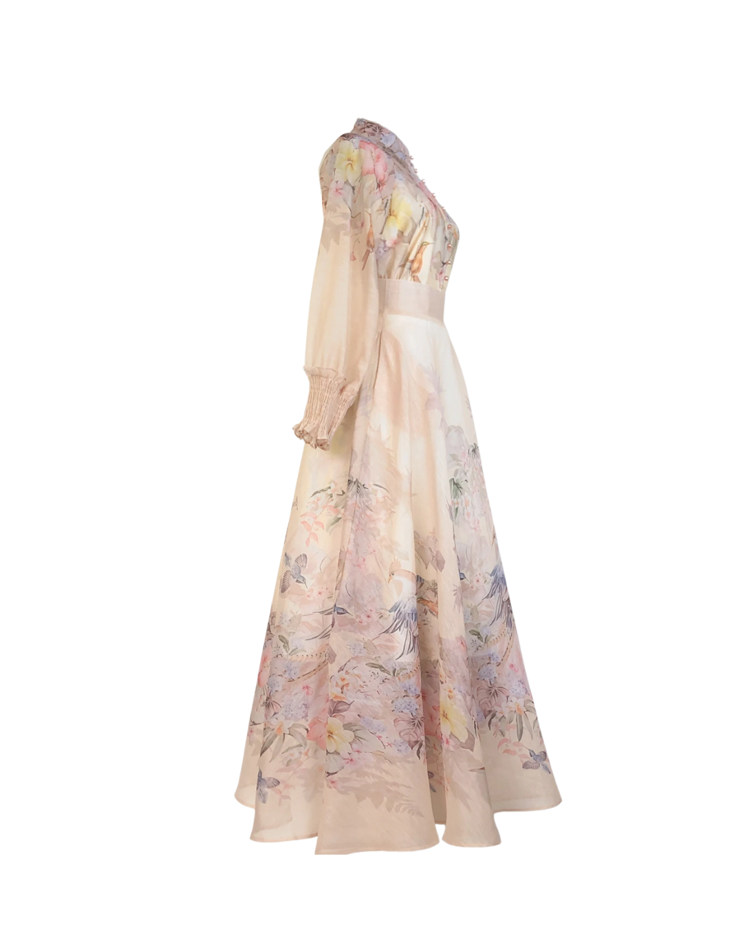 Eliora Blossom Soft Floral Maxi Skirt Co-ord