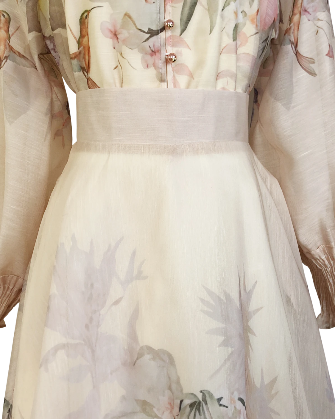 Eliora Blossom Soft Floral Maxi Skirt Co-ord
