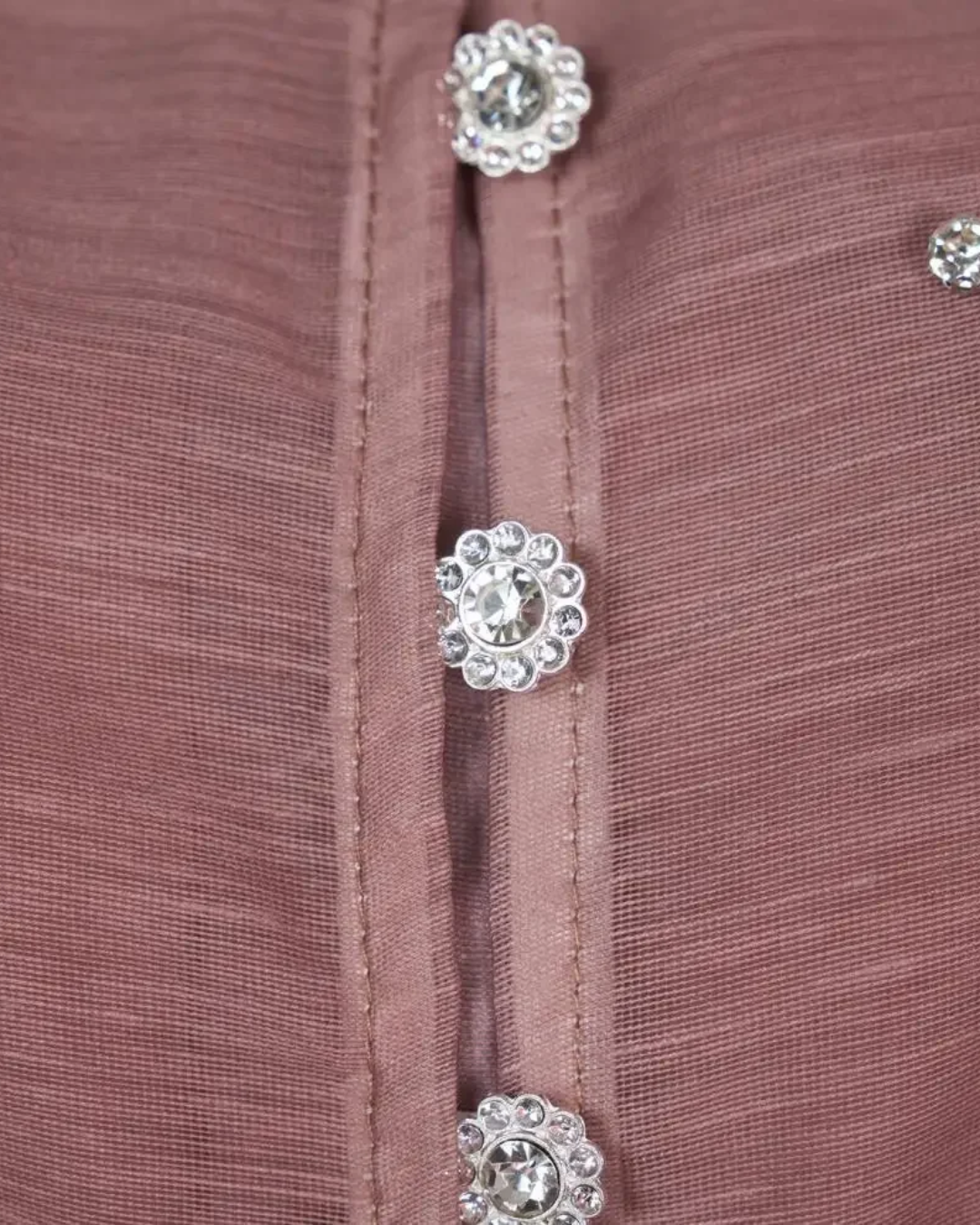 Colette Plum Embellished Button Midaxi Dress