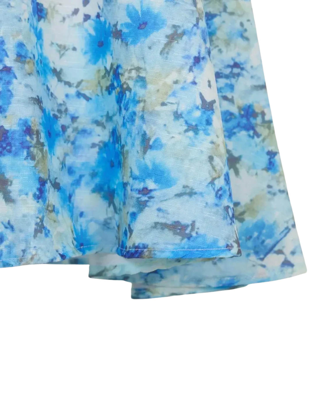 Mireille White Floral Jeweled Button Midi Dress