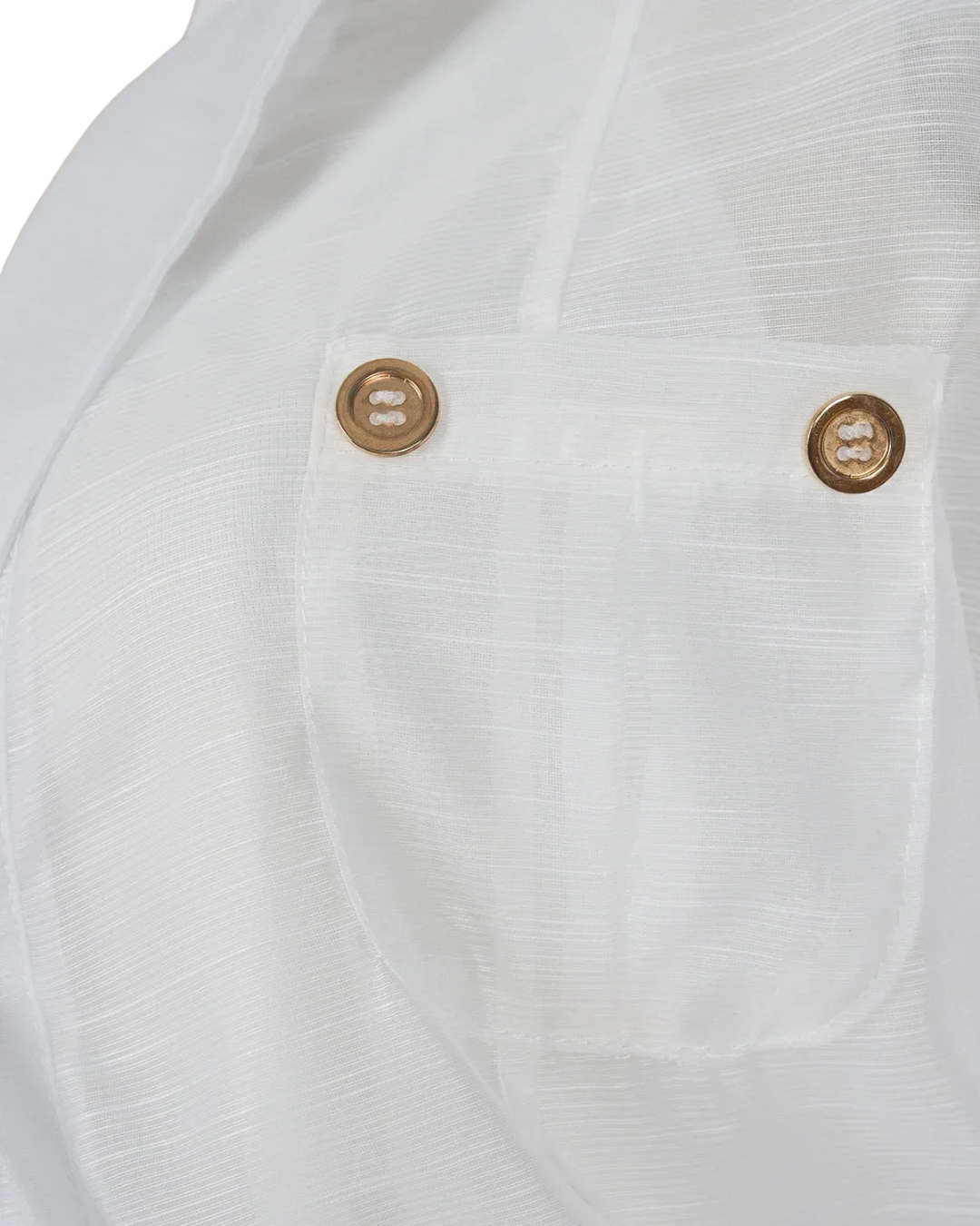 Violette White V Neck Shirt Midi Dress