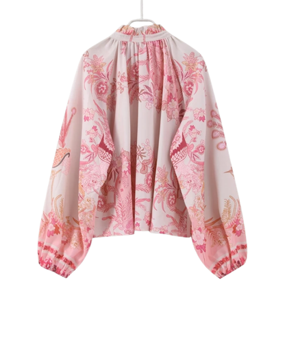 Solana Pink Paisley Shorts Co-ord