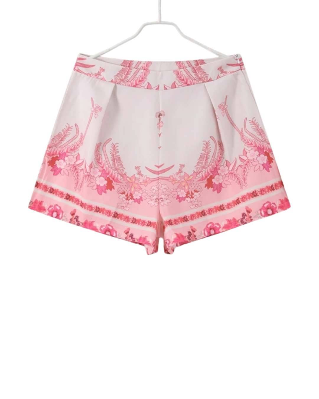 Solana Pink Paisley Shorts Co-ord