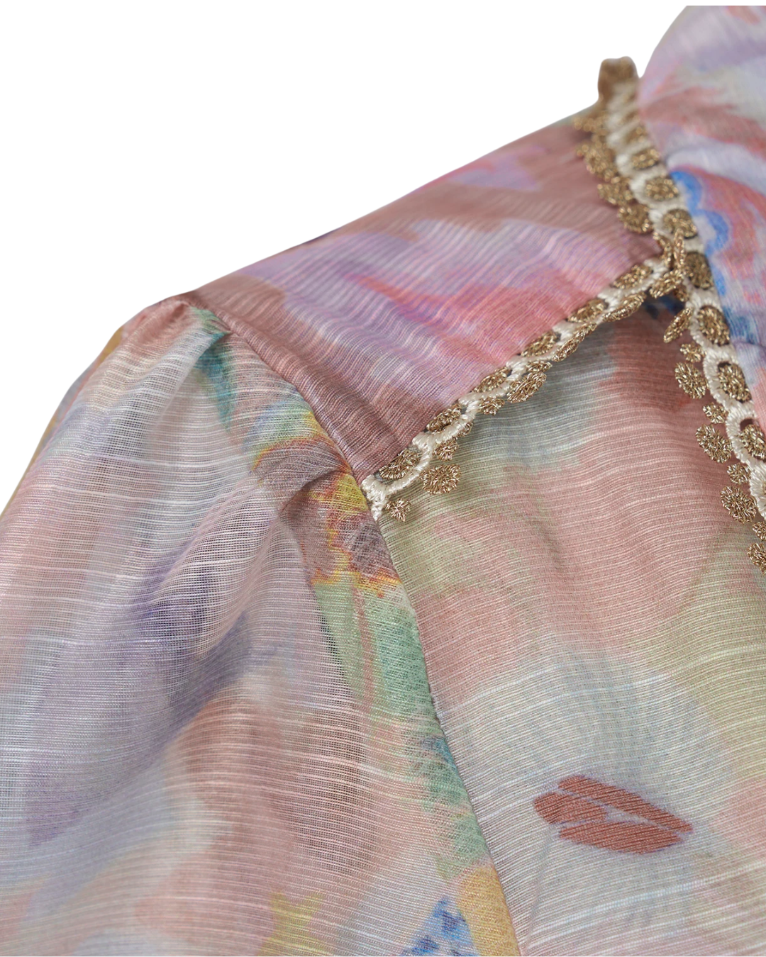 Liliane Pastel Floral Embroided Skirt Co-ord