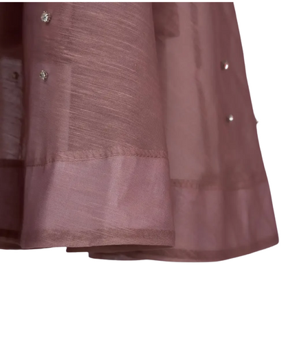 Colette Plum Embellished Button Midaxi Dress